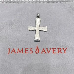 James Avery - Retired hammered medium cross